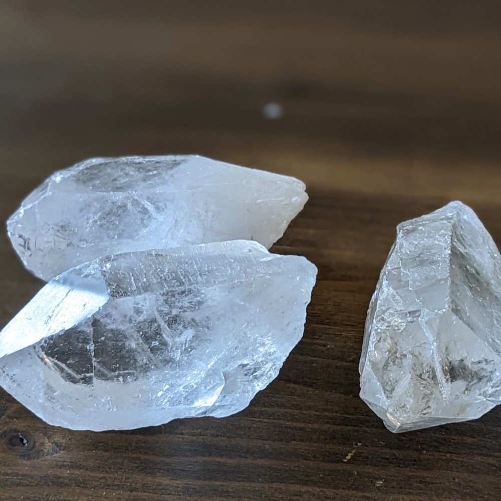 Clear Quartz Crystals